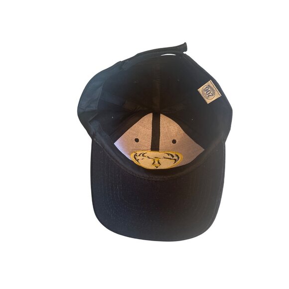 Alaska Black Baseball Cap Gold Moose Batman Logo Adjustable - Picture 4 of 5